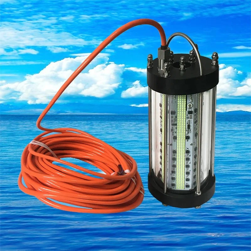 AC220V 1100W/1200W  15M Boat Led Fishing Light for Marine  Underwater Night Attracting Lure Led Fishing Lights