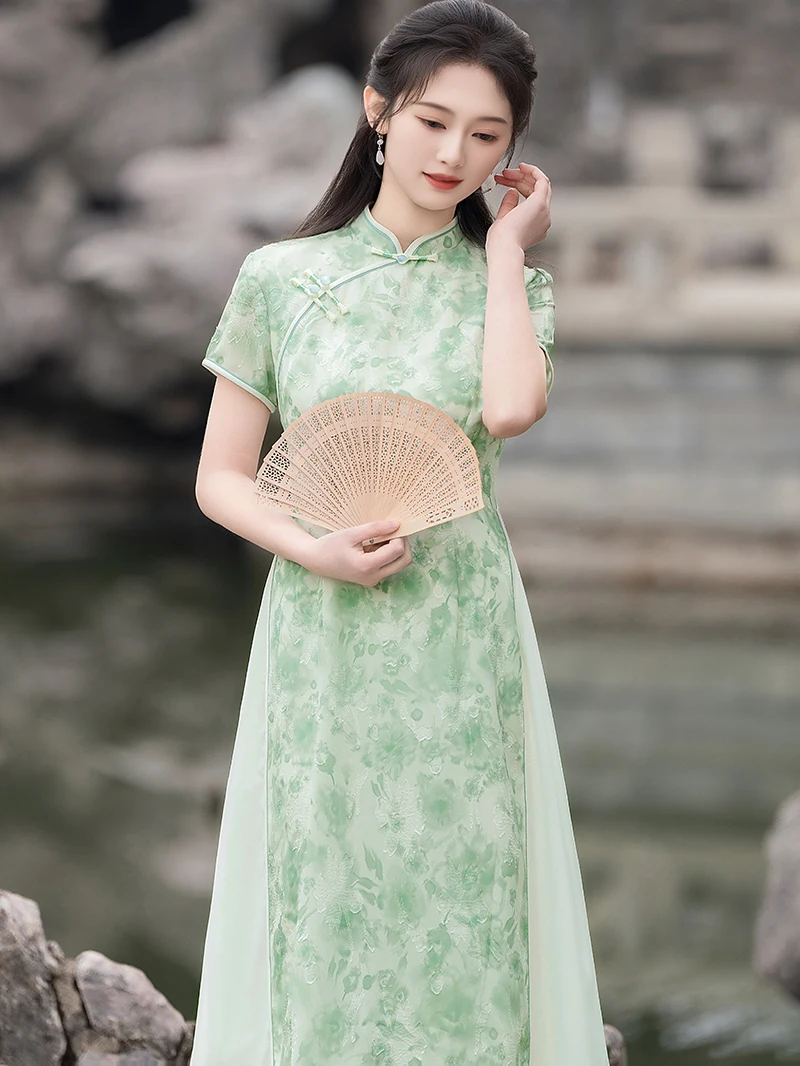 Nowa Letnia Młodzieżowa Chińska Ceremonia Herbaty Dr. Long ort Sve Oddychająca Odzież Codzienna dla Niewielkich Rozmiarów