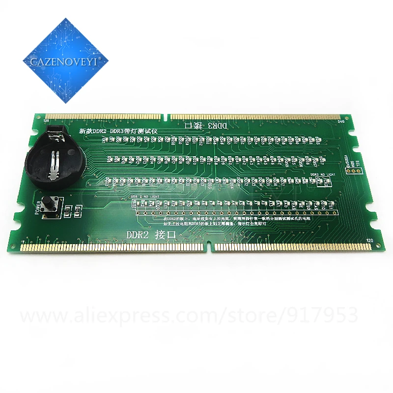 

High quality seller 1pcs/lot DDR2 DDR3 illuminated with light tester tester combo desktop In Stock