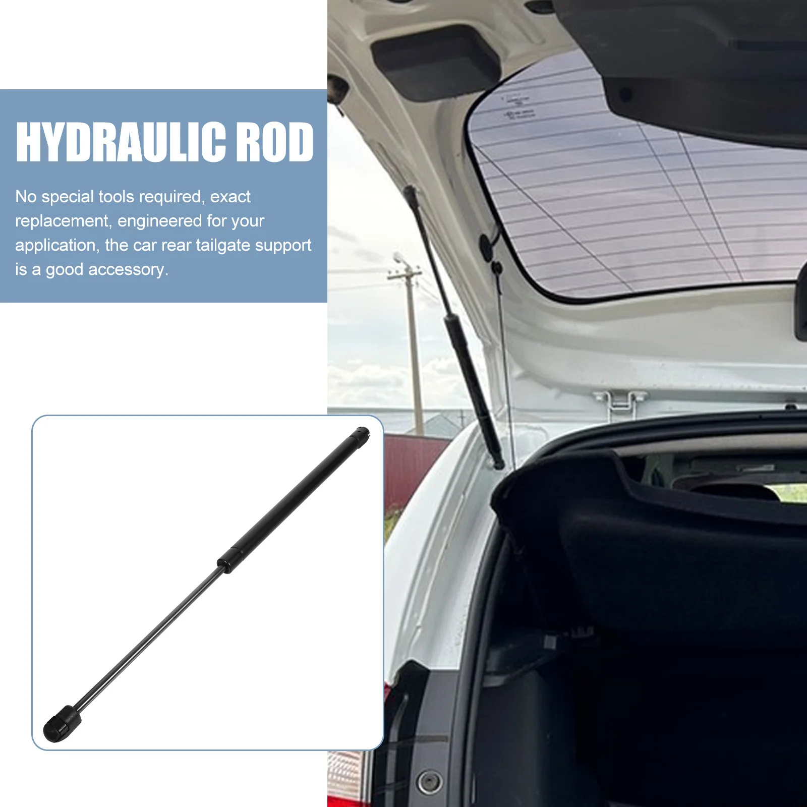 

Car Rear Tailgate Support Hydraulic Rod Carbon Steel Trunk Tailgate Lifting Tool Durable Strong Trunk Prop Rod