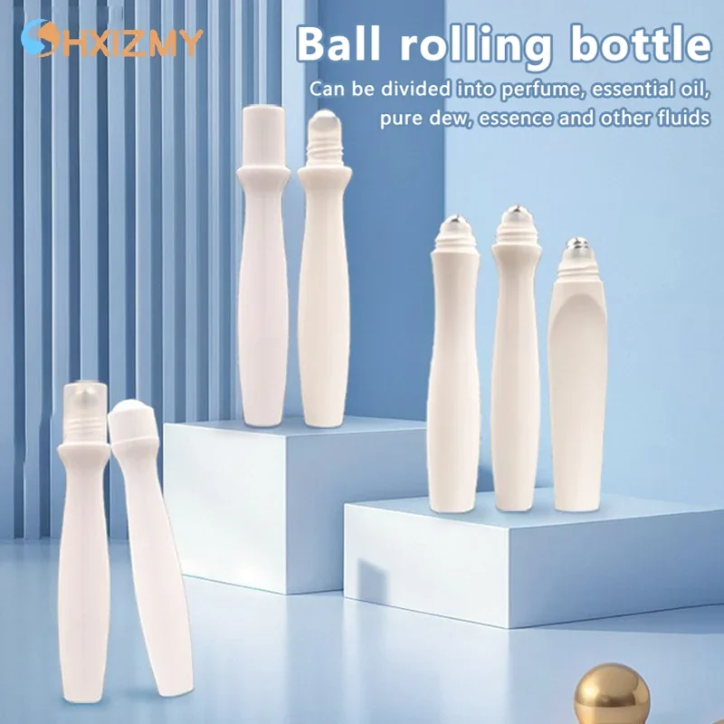 Tragbare Roller ätherisches Öl Parfümflaschen Massage Augencreme Flasche nachfüllbare Roller Ball Fläschchen Antitranspirant Roll-on-Flasche