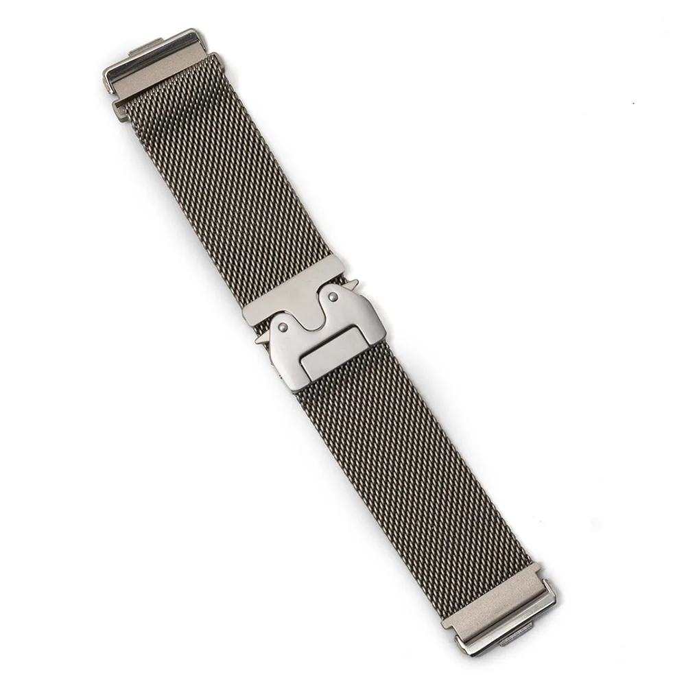 

For Huawei Watch Fit Strap Parachute Clasp Milanese Titanium Alloy Watch Band - Titanium