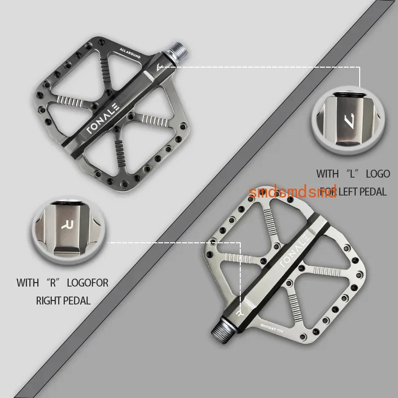 MTB Bicycle Pedal Titanium Non-Slip CNC 3 Bearing Aluminum Alloy Bike Pedals Cycling Foot Pedals for Mountain Bike Accessories