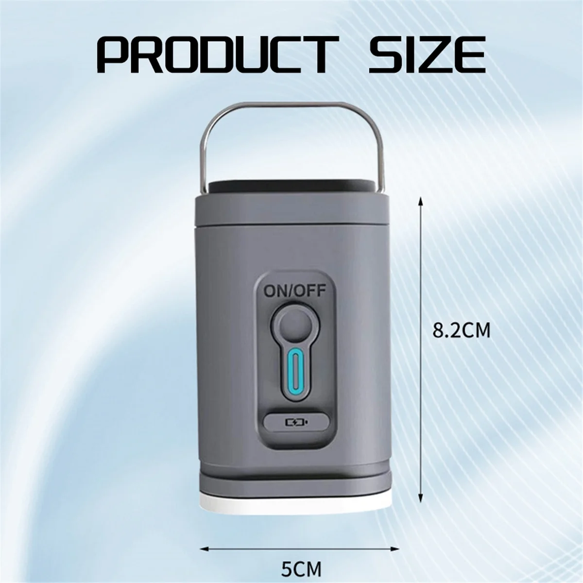 

【Скидка цены】Электрический воздушный насос с подсветкой, беспроводной воздушный компрессор, зарядка через USB, насосы для накачивания/распылителя для кемпинга на открытом воздухе-A