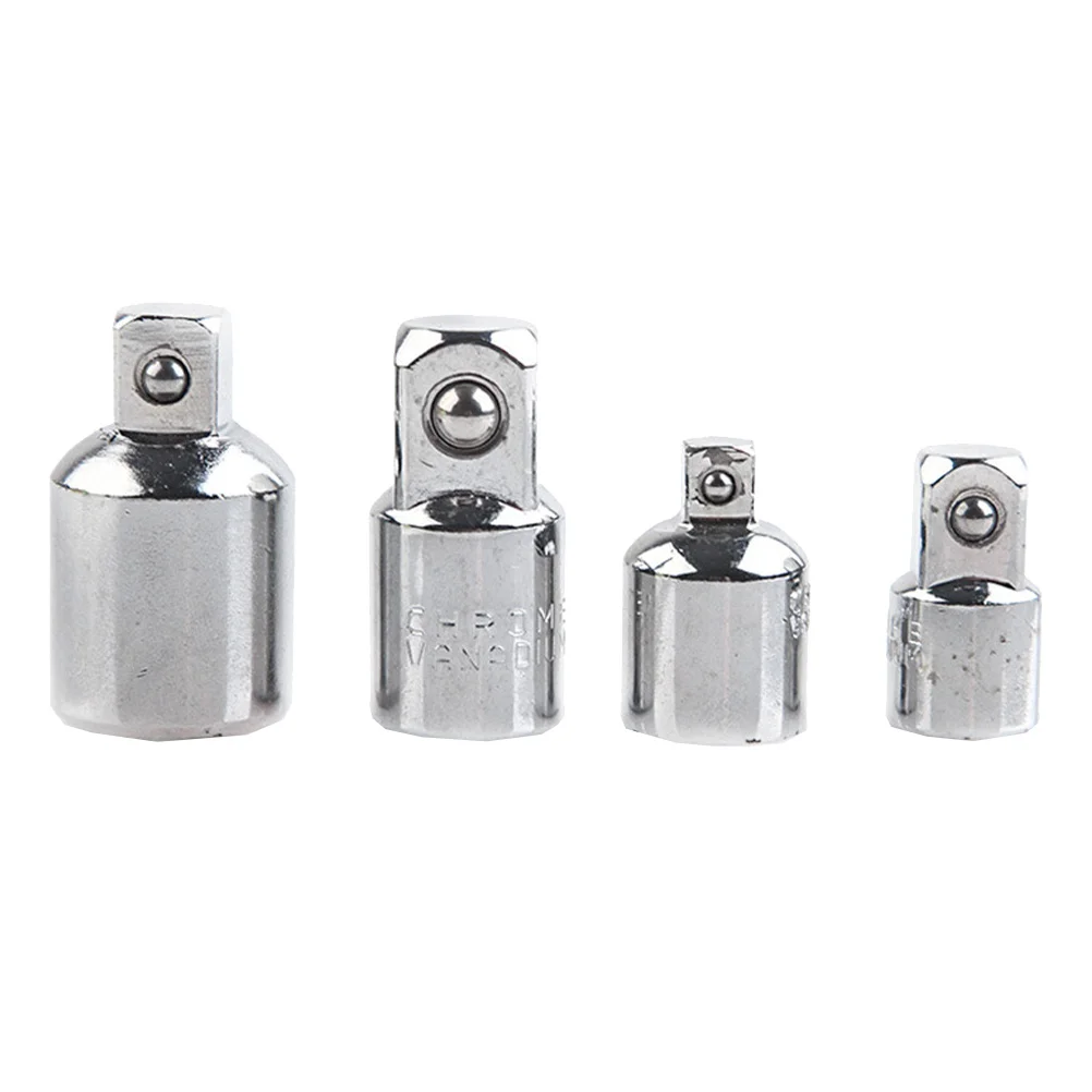 

4pcs Electric Wrench Sockets Durable Impact Adaptor Ratchet Drive Reducer Quick Convert Hand Tools Set Square Socket Converter