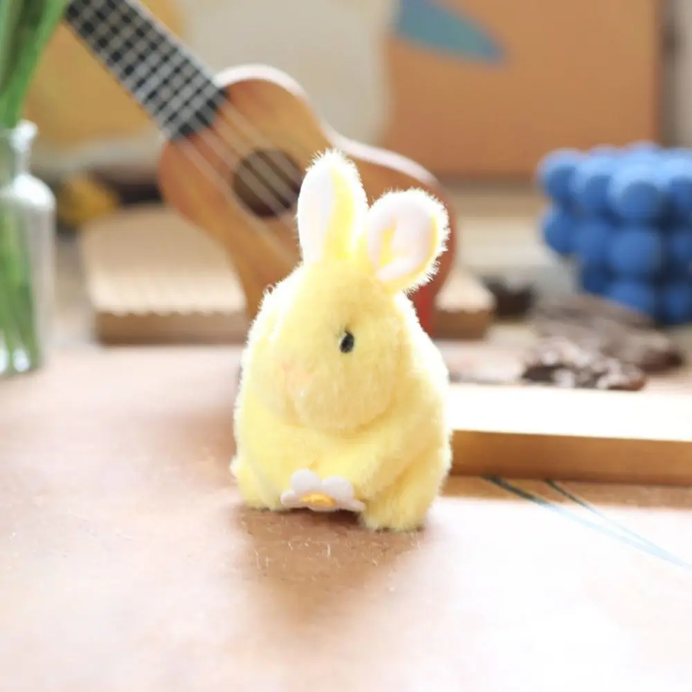 Knuffels Konijn Pluche Sleutelhanger PP Katoen Pluizig Konijn Pluche Hanger Anime Pop Cartoon Konijn Pluche Sleutelhanger Kerstmis