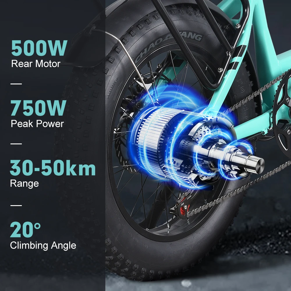 Mankeel Electric Bicycle for Adults 48V 12AH 500W Motor E Bike Off Road 20 Inch Tire Electric Bicycle Mountain Ebike Disc Brake