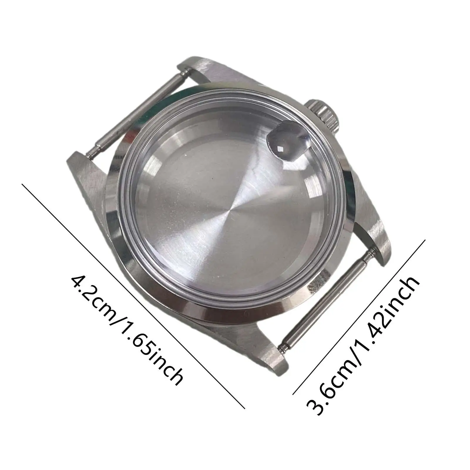 36mm Stainless Steel Watch Case Men’s Watch Movement Parts for NH35 Movement