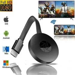 1080p Model Hdmi Wireless Screen Projector Live Streaming Screen Sharing Screen Projector Suitable For Android Iphone New
