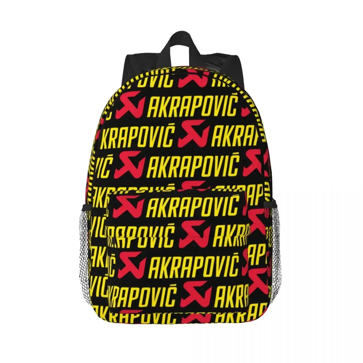 Akrapovics Logo AKS Motorcycle Exhaust Backpacks Teenager Bookbag Fashion Children School Bags Travel Rucksack Shoulder Bag