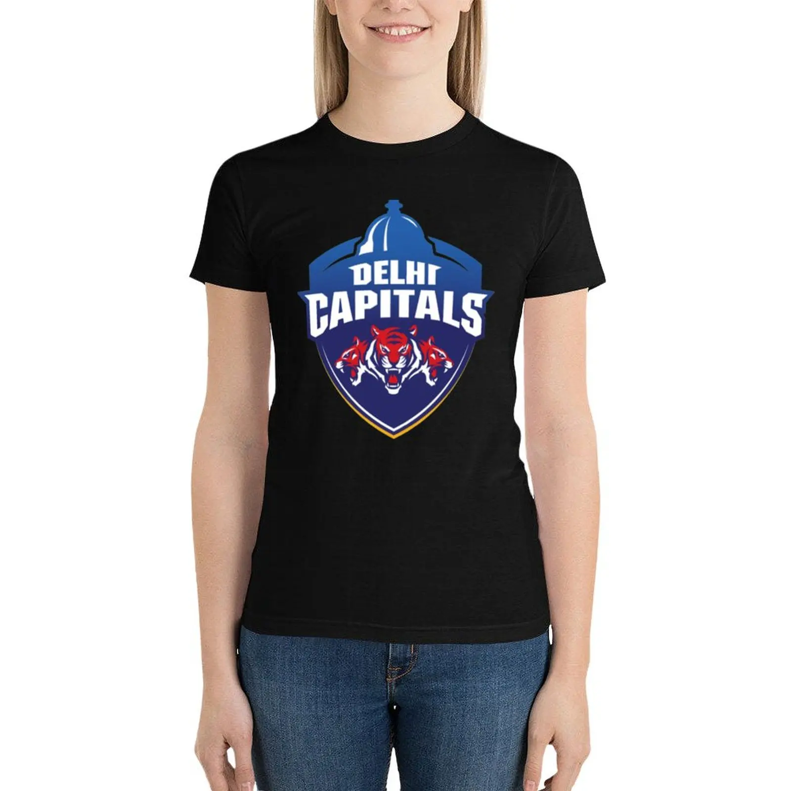 Delhi Capitals T-Shirt vintage clothes tees summer clothes for Women