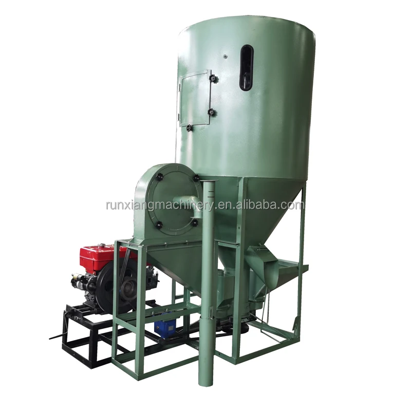 Hot Sell Vertical Poultry Feed Grinder Machine Feed Grinder And Mixer For Duck Chicken Pig Feed