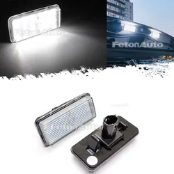 White Light for Toyota Land Cruiser J100 J200 Prado 120 Reiz 4D Mark X for Lexus LX470 LX570 GX470 Car License Plate Lights