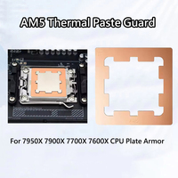 ICE Whale AM5 Thermal Paste Guard Chips Heat Dissipation Armor Cover Copper AMD For 7950X 7900X 7700X 7600X CPU Plate Armor