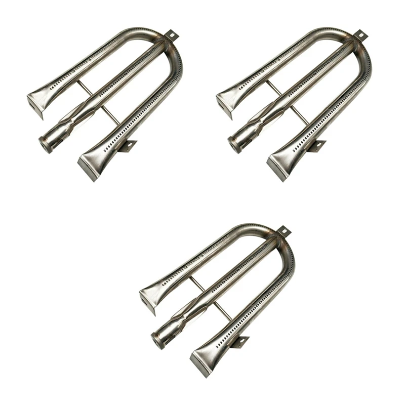 

3X Replacement Parts Gas Burner Tube Durable Stainless Steel BBQ Grills U Shaped