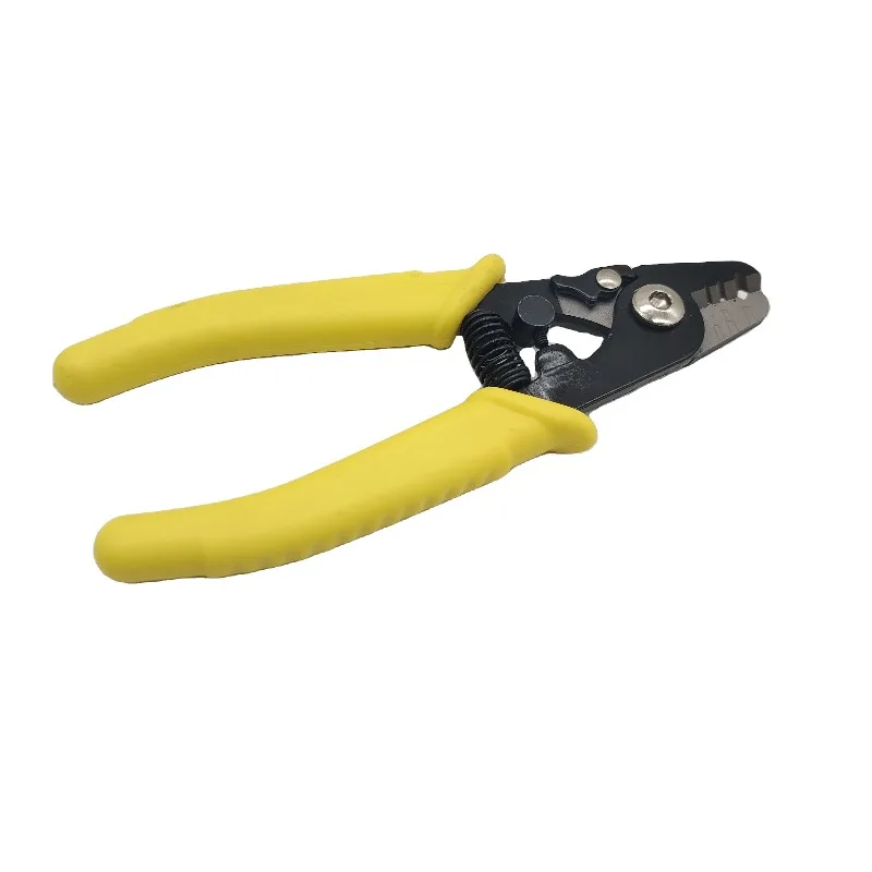 Three‑Hole FTTH Fiber Optic Crimping Tool With Stripping Feature Hand Equipment for Optical‑Fiber On‑Site Processing Operations