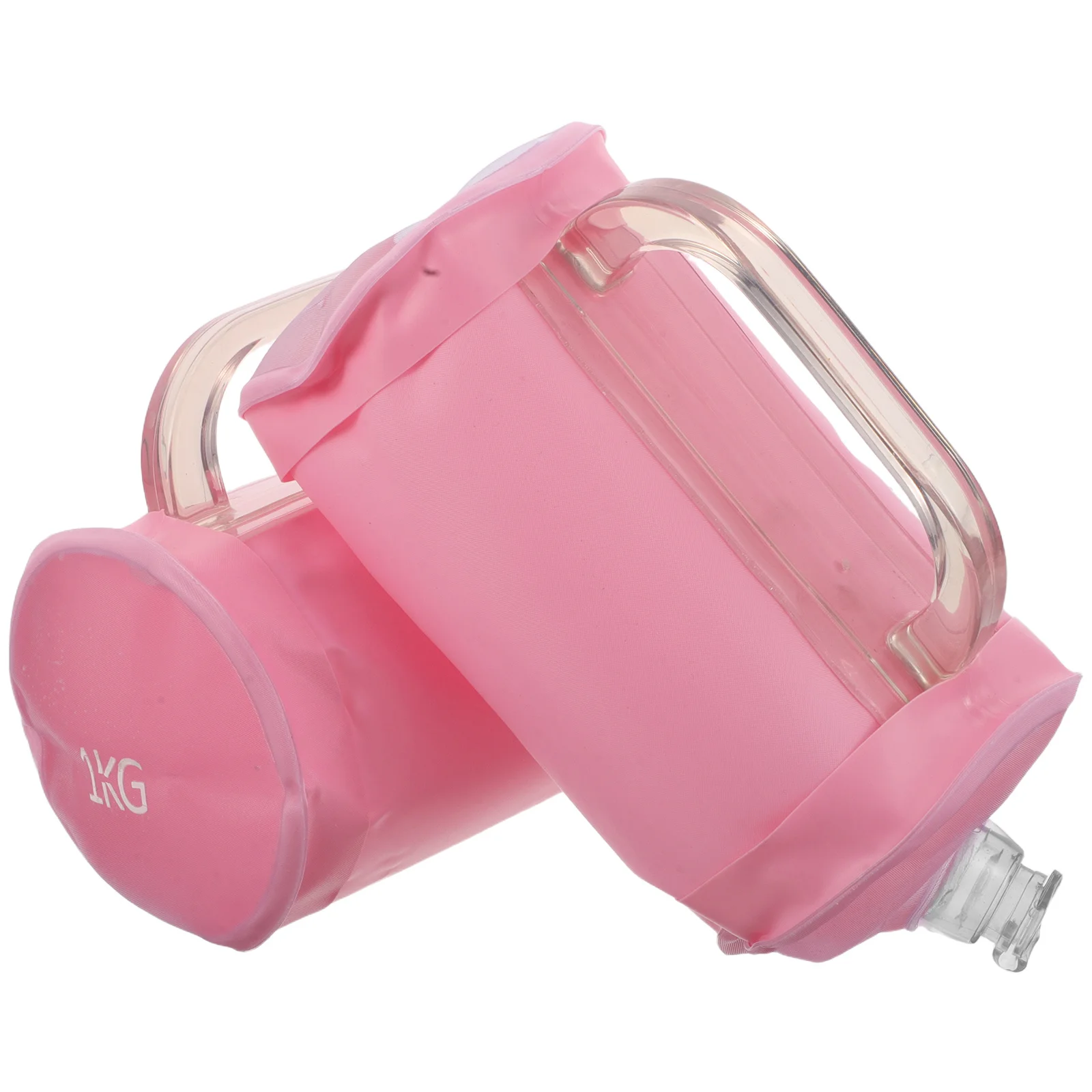 

2pcs Adjustable Water-Filled Dumbbells 2Kg Capacity Portable Fitness Equipment For Home Shaping Full Body Workouts Aqua