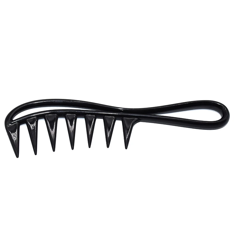 Wide Tooth Plastic Comb Detangler Curly Hair Salon Hairdressing Comb Massage for Hair Styling Tool for Curl Hair