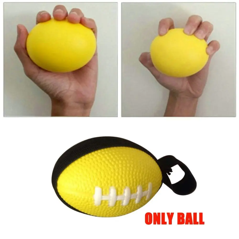 1PC New Elasticity Sponge Yellow Hand Squeeze Ball Finger Strengthener Health Exercise for Arthritis Carpal Tunnel Massage Ball