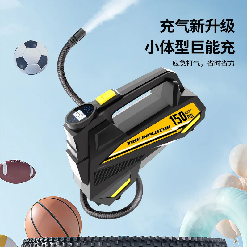 2026 Auto Luftpumpe Auto Tragbare Digitalanzeige Beleuchtung Auto Smart Reifen Reifen Konventionell Aufblasbar 258