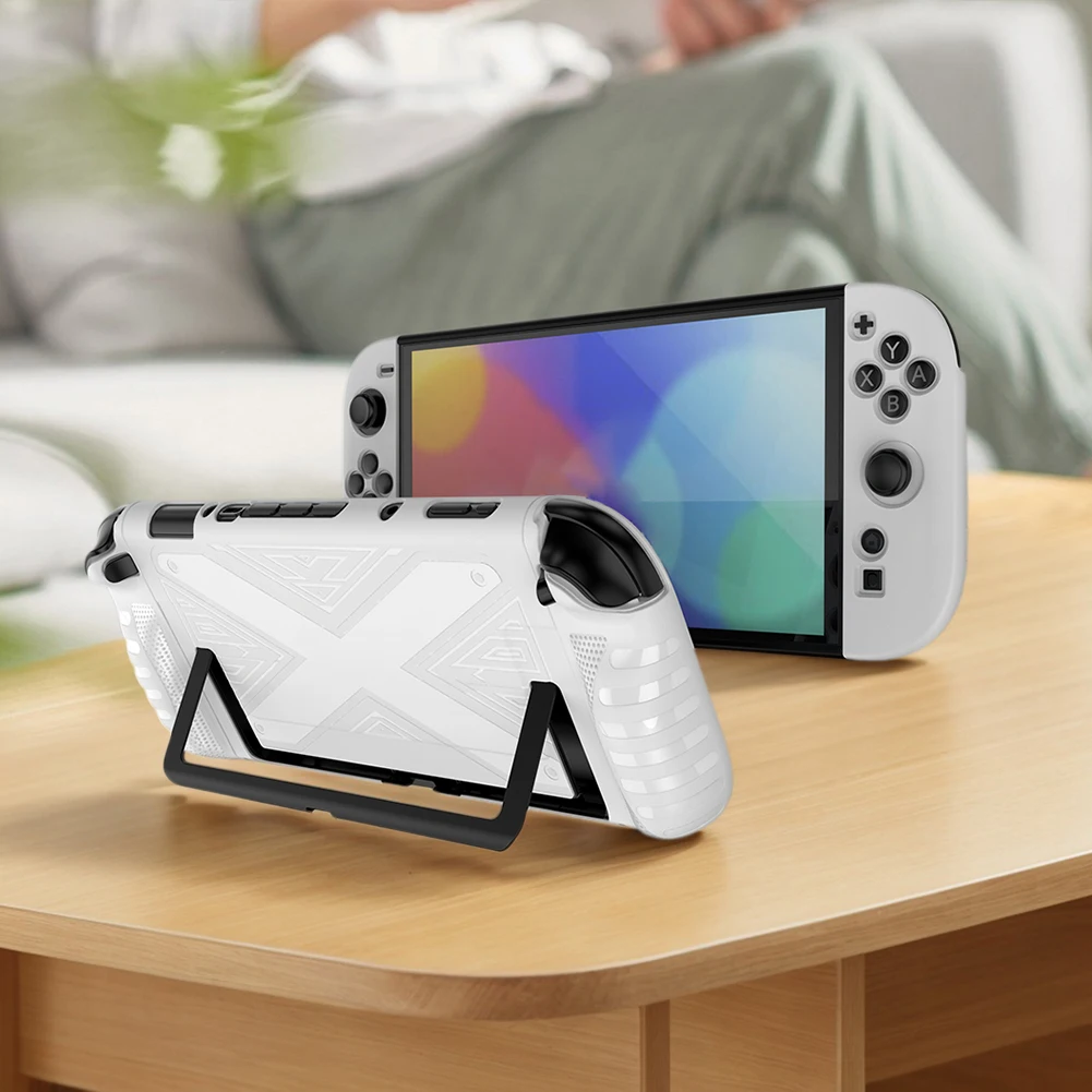 حافظة من البولي يوريثان لوحدة التحكم Switch 2، غطاء مقبض مريح، غطاء حماية مقاوم للصدمات، غطاء جلدي مضاد للانزلاق، ملحقات الألعاب
