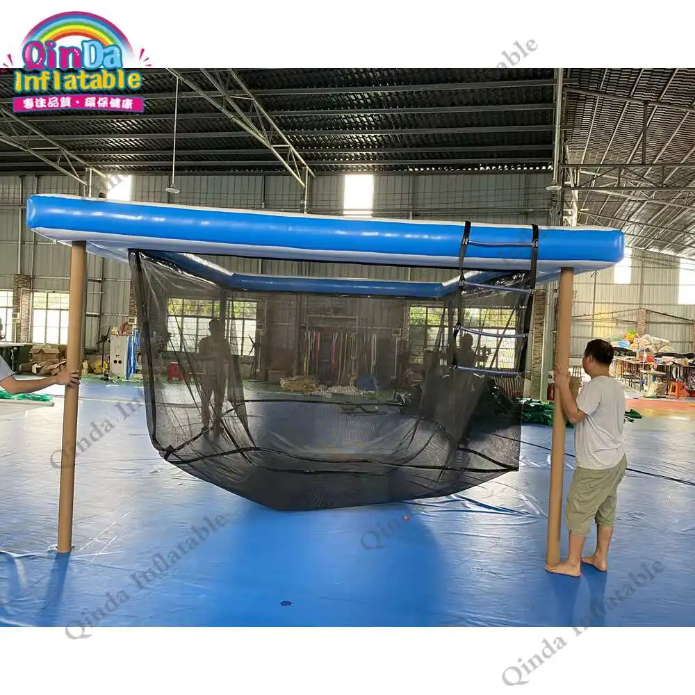 

Commercial Customized Inflatable Water Pool PVC Tarpaulin Inflatable Sea Pool For Jellyfish Protection