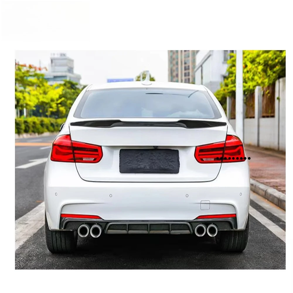 

Carbon Fiber Rear Diffuser Lip for B-MW 3 Series F30 M-TECH Sedan 4 Door (quad Exhaust Pipe,dual Outlet)