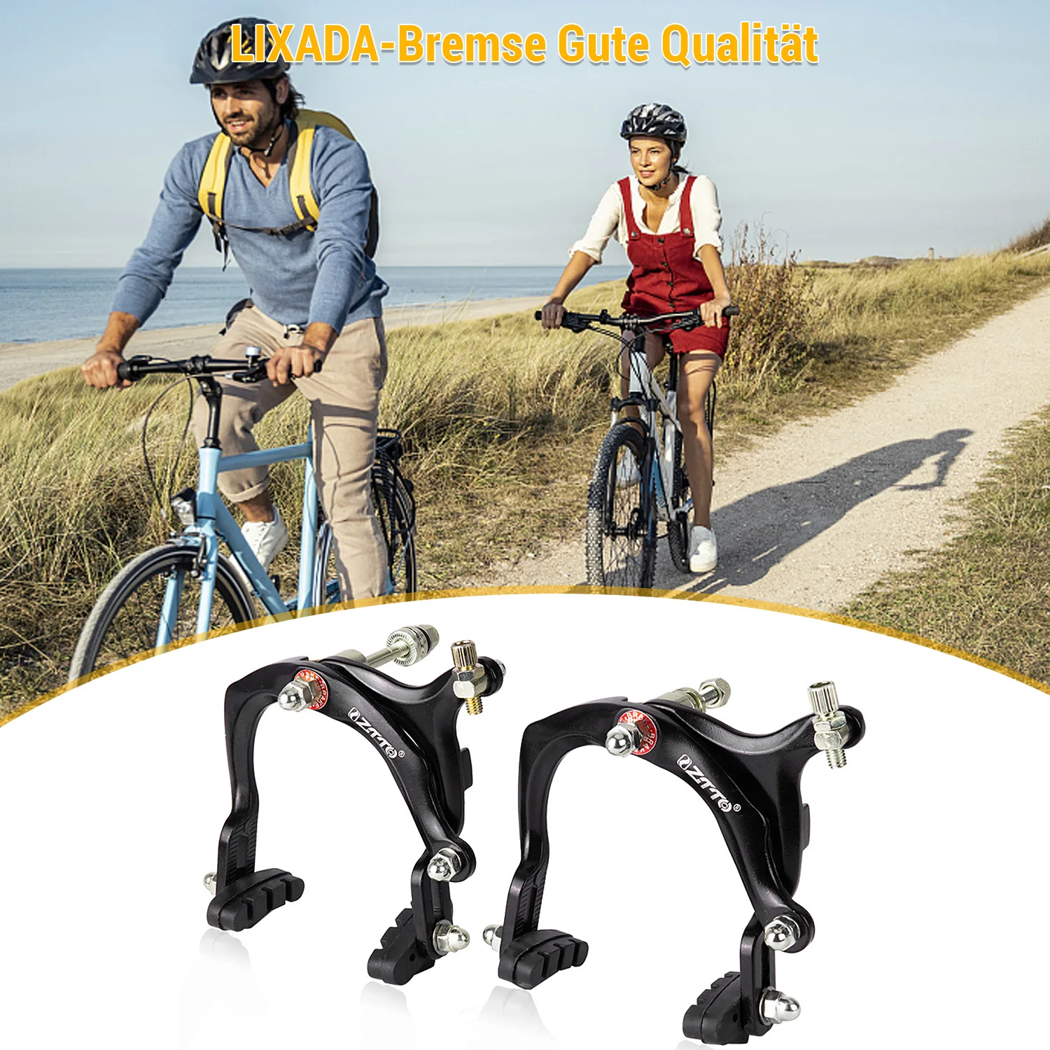 ZTTO-Alicates de aluminio para frenos de bicicleta, pinzas de freno de brazo largo C, accesorios para bicicleta de carretera y de montaña