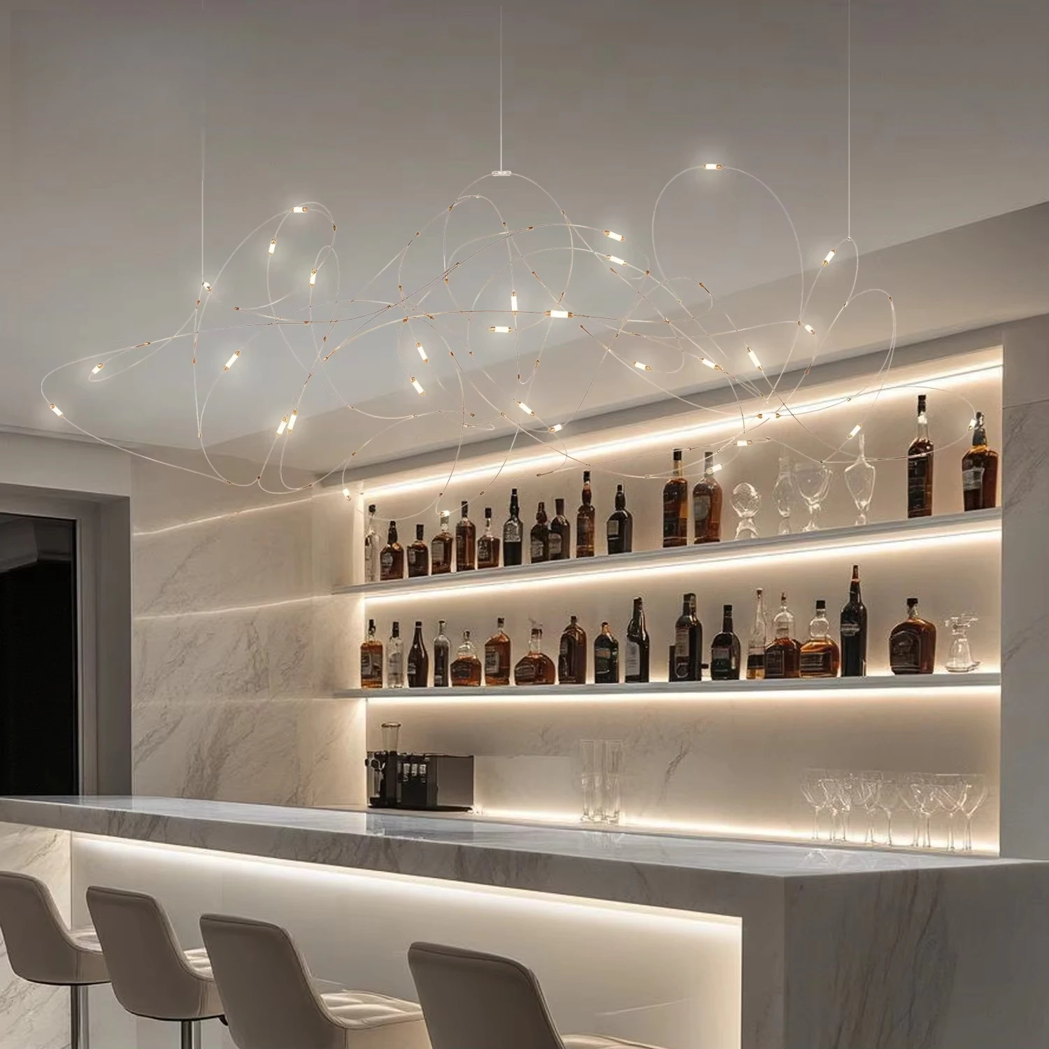 Caren Lighting Firefly Candelabros Led únicos Candelabros modernos Candelabros elegantes Candelabros elegantes Brillo y brillo