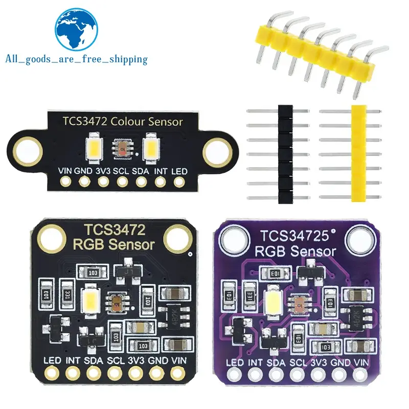 Tcs375 Microcontroller TZT 1/2PCS TCS34725 Color Sensor Recognition Module RGB Development ...