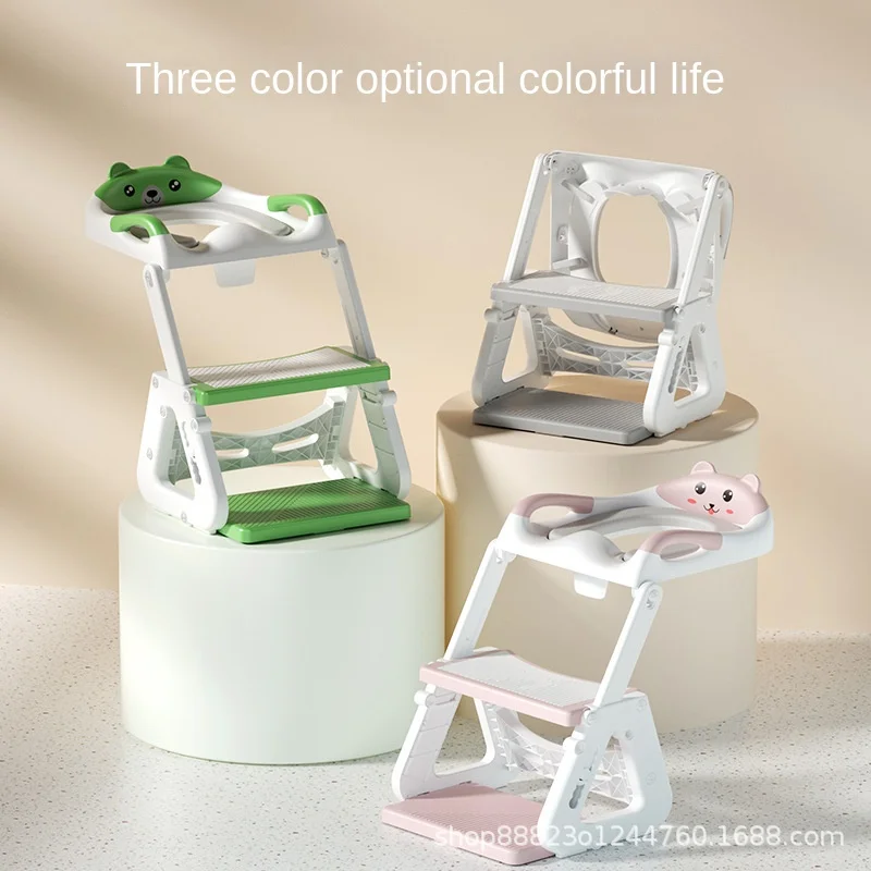 Multifunctional toilet for men and women Baby step stool Infant potty Children\'s portable toilet ladder