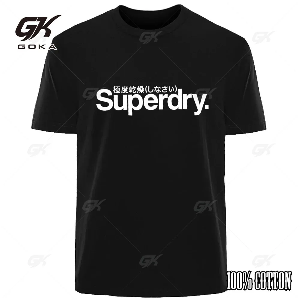 Retro Simple Superdry Letter Summer Men Women Cotton Comfortable Breath Casual Fashion TShirt Outdoor Street Clothing for Men