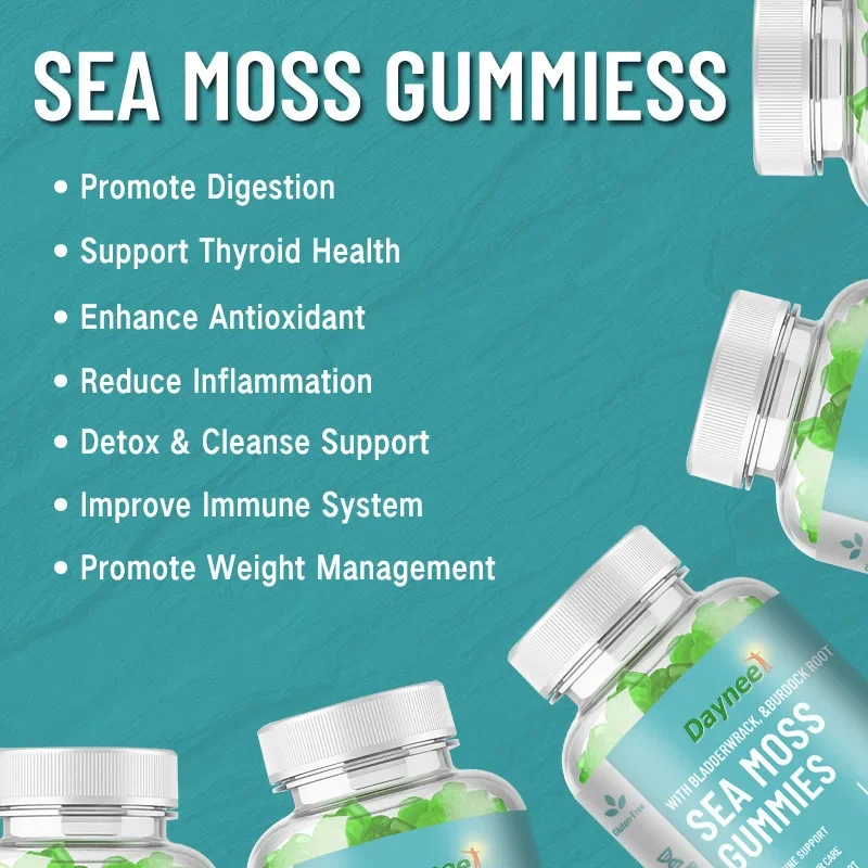 Seaweed gummies supplement nutrients, increase satiety, dietary fiber improves digestive system