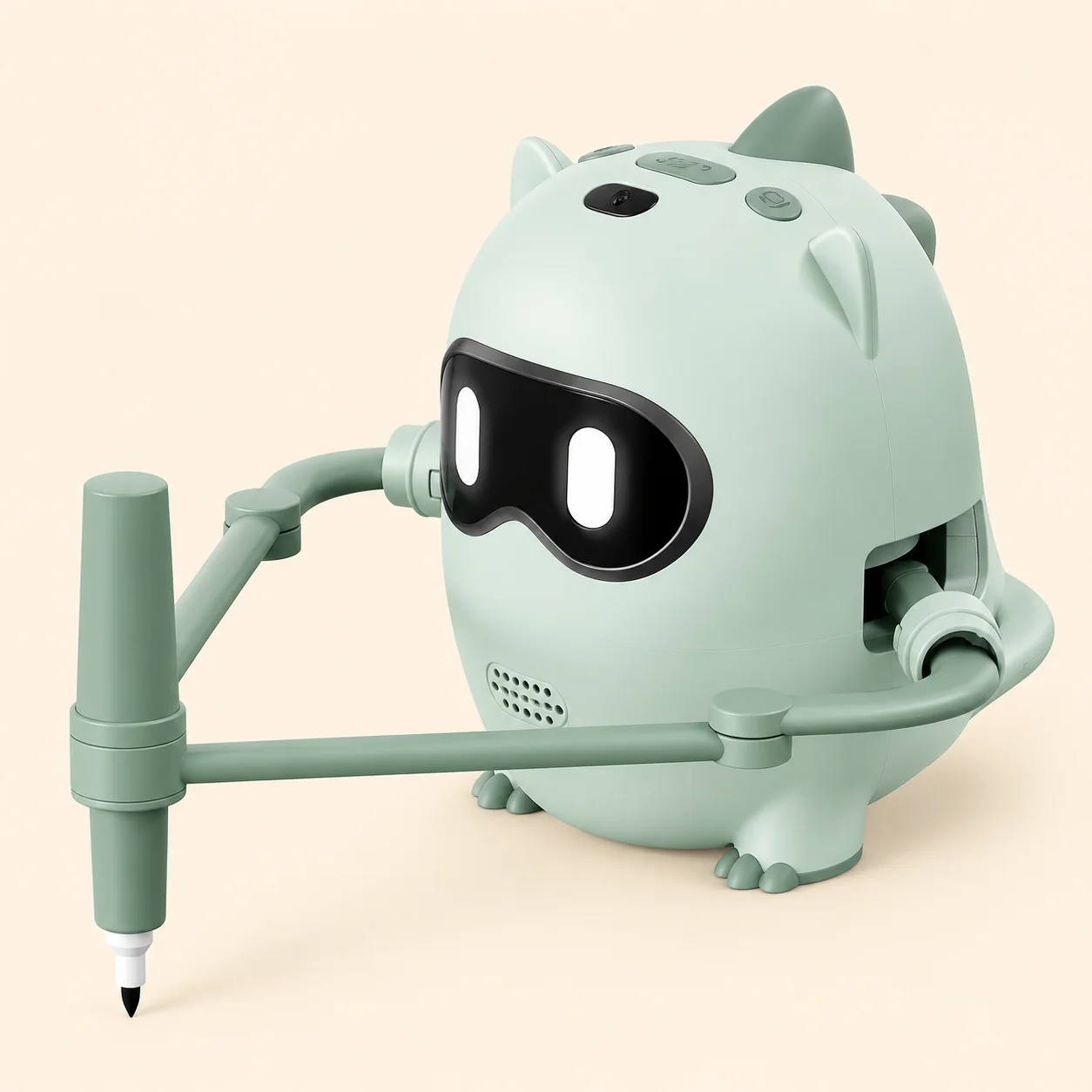 AI Smart Sketch Robot Automatic Drawing Toy Rechargeable Interactive Learning Robot For Kids With Drawing Cards And Pens