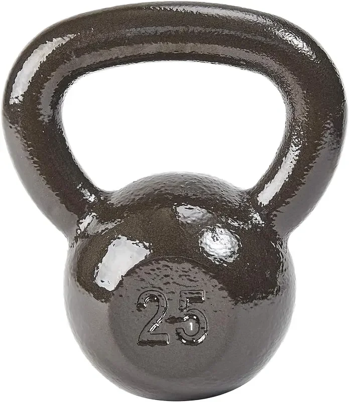 2026 Powder Coated Cast Iron Kettlebell Strength Training Kettlebells Weight Set For Full Body Workout, Home Gympromote Sales