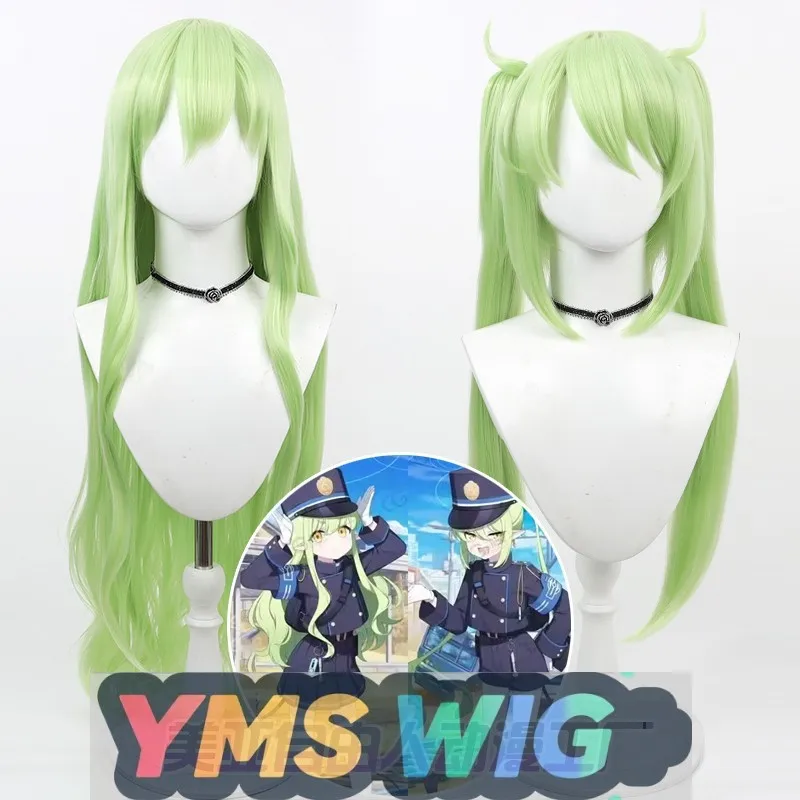 

[YMS WIG] Azure Files Highland College Железнодорожный Близнецы Cos Парик Изумрудно-зеленый двойной формы