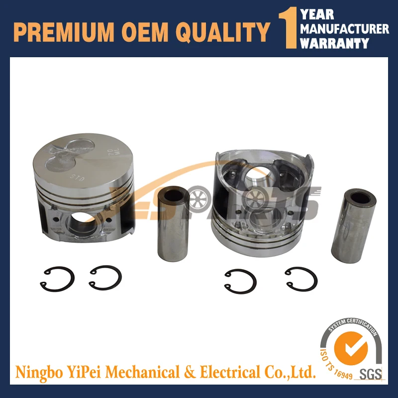 

2 set Piston Kit STD For Yanmar 2TNV70