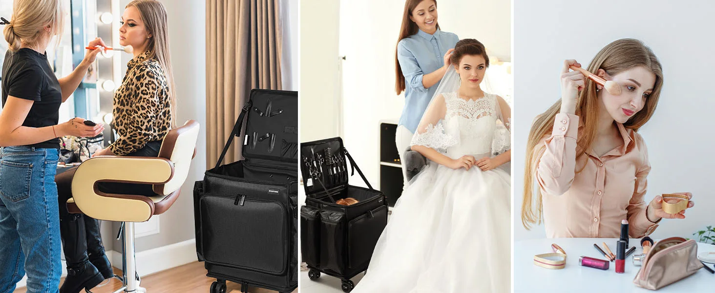 rolling hairstylist bag