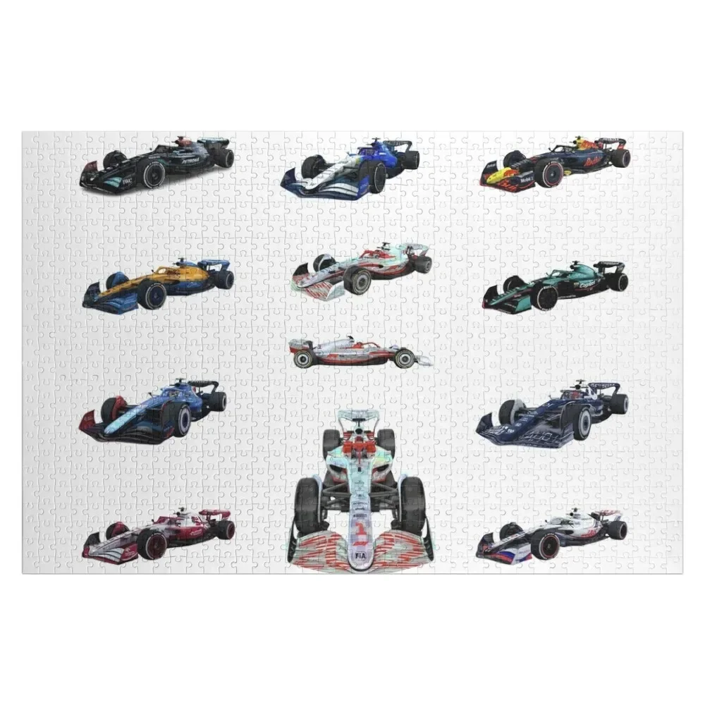 

F1 All cars 2022 Jigsaw Puzzle Game Children Custom Gift Works Of Art Puzzle