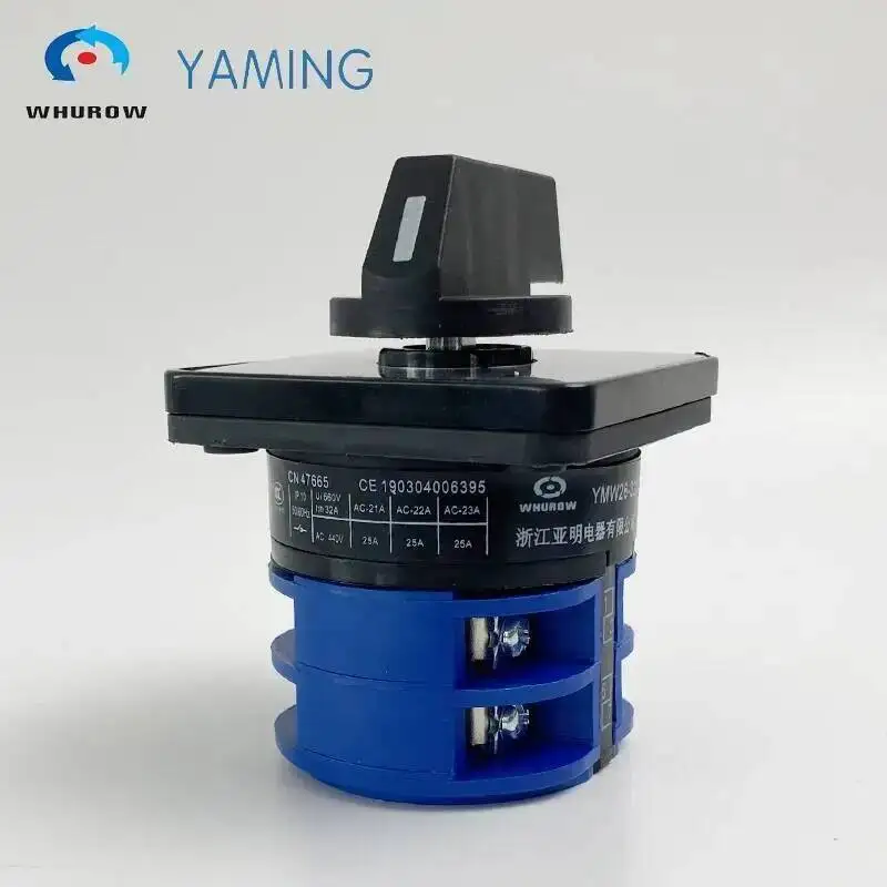 الدين السكك الحديدية شنت 32A 660V السلطة المزدوجة دائرة التحكم محدد LW26-32/2 قطبين الفضة الاتصال الروتاري كاميرا التبديل