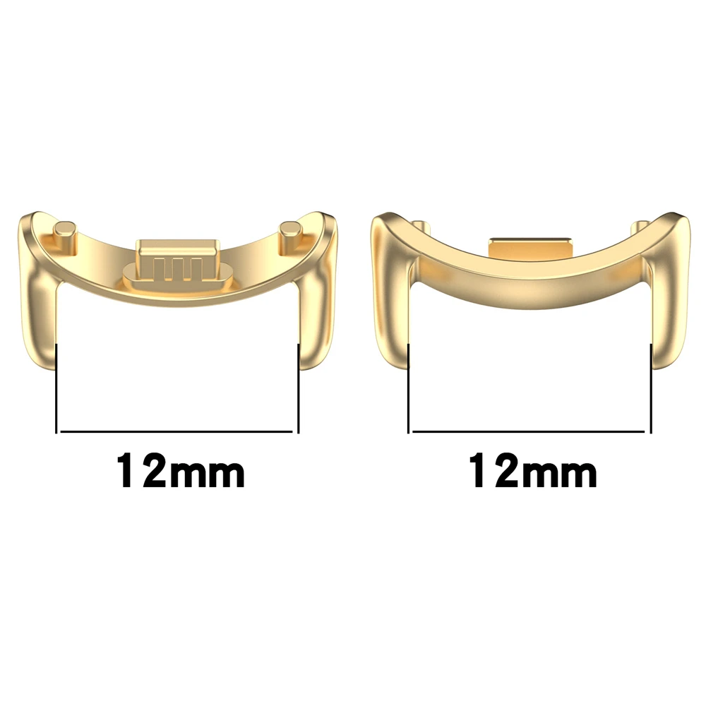 1pair For Xiaomi Band 9 9NFC 316L Zinc Alloy Arc Connector Adapter To 12MM Universal Watchband Strap Accessories