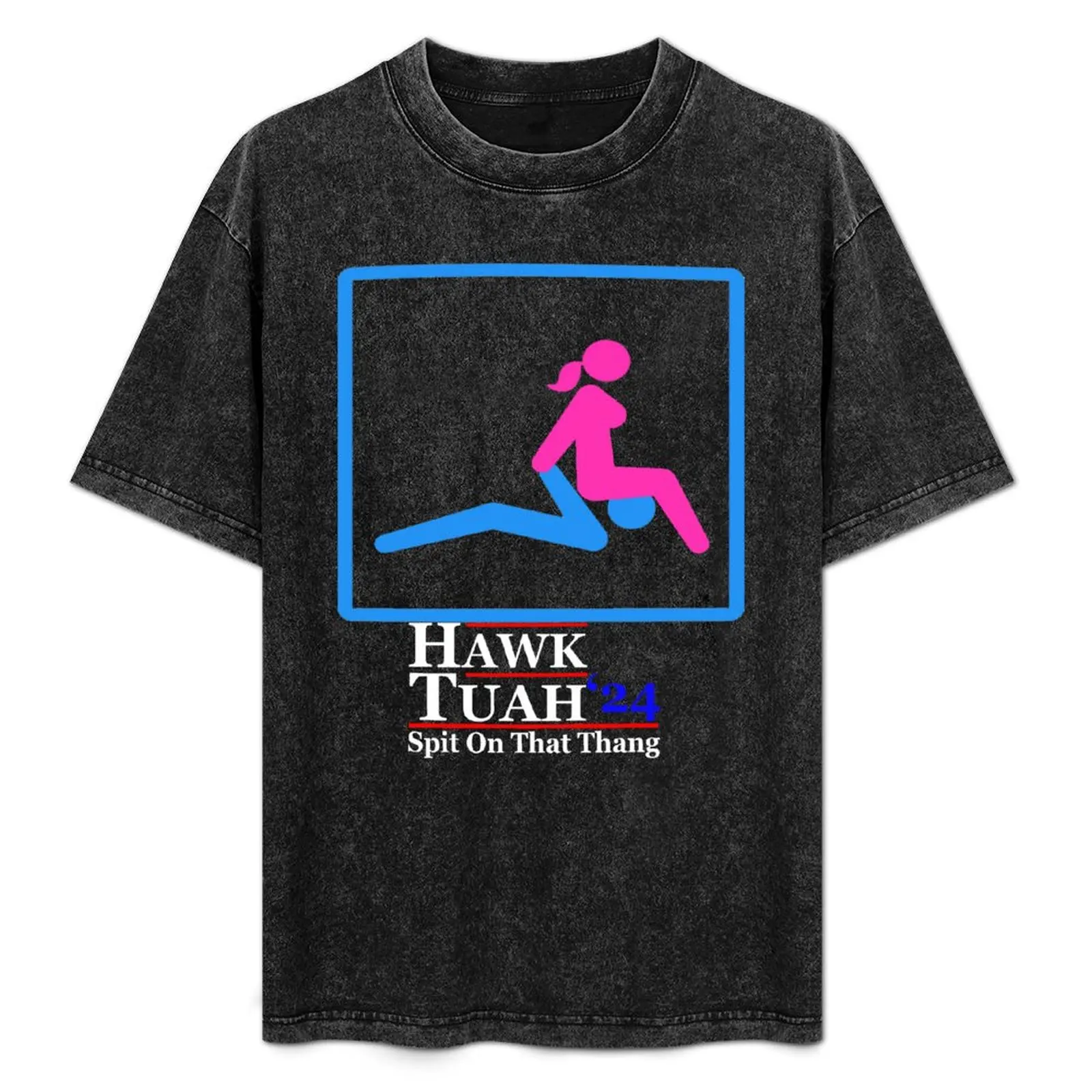 

Hawk Tuah-Face Sitting (kama Sutra) Retro T Shirt Hip Hop Streetwear Y2K Tops Men Summer Custom T Shirt Casual Washed Tshirt