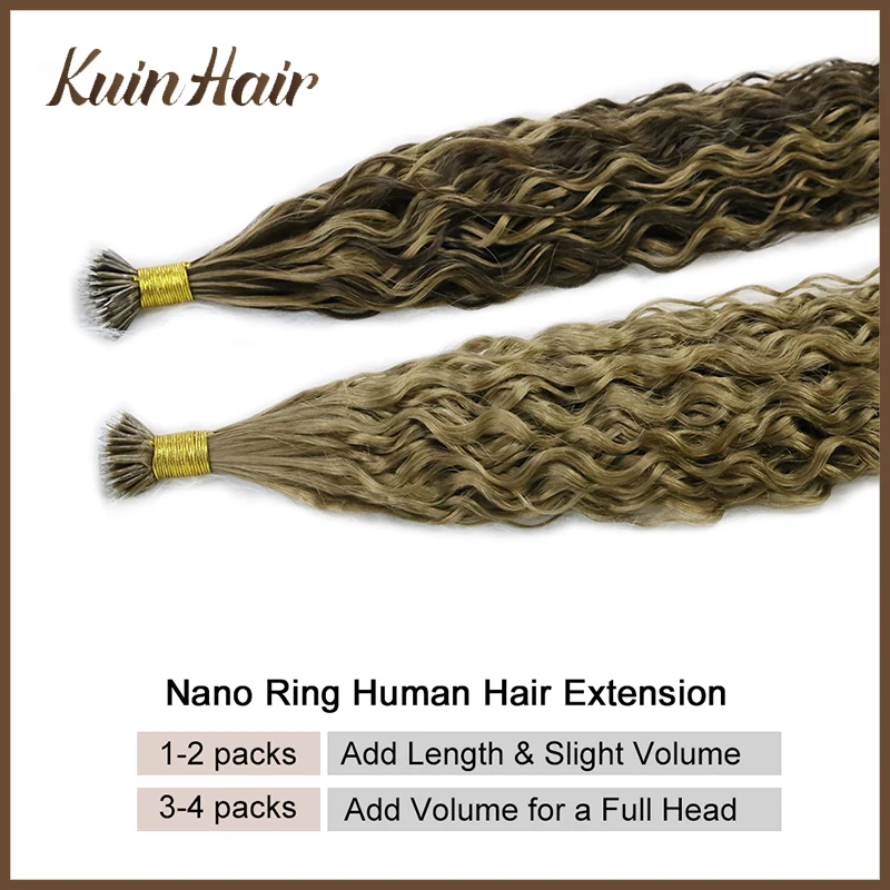 

50g/Set Natural Wave Nano Ring Micro Bead Human Hair Extention Real Remy Hair Natural Keratin Capsules Fusion Micro Link Hair