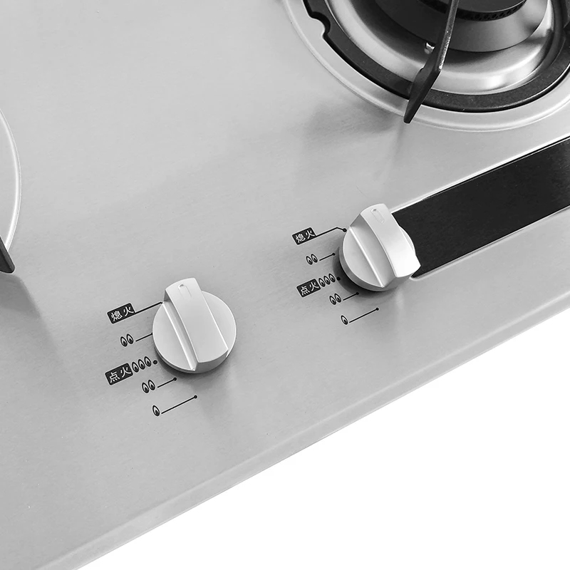 Прямые продажи с фабрики, хит продаж, газовая варочная панель мощностью 4,0 кВт, высококачественная газовая плита из нержавеющей стали с 2 конфорками для домашнего использования