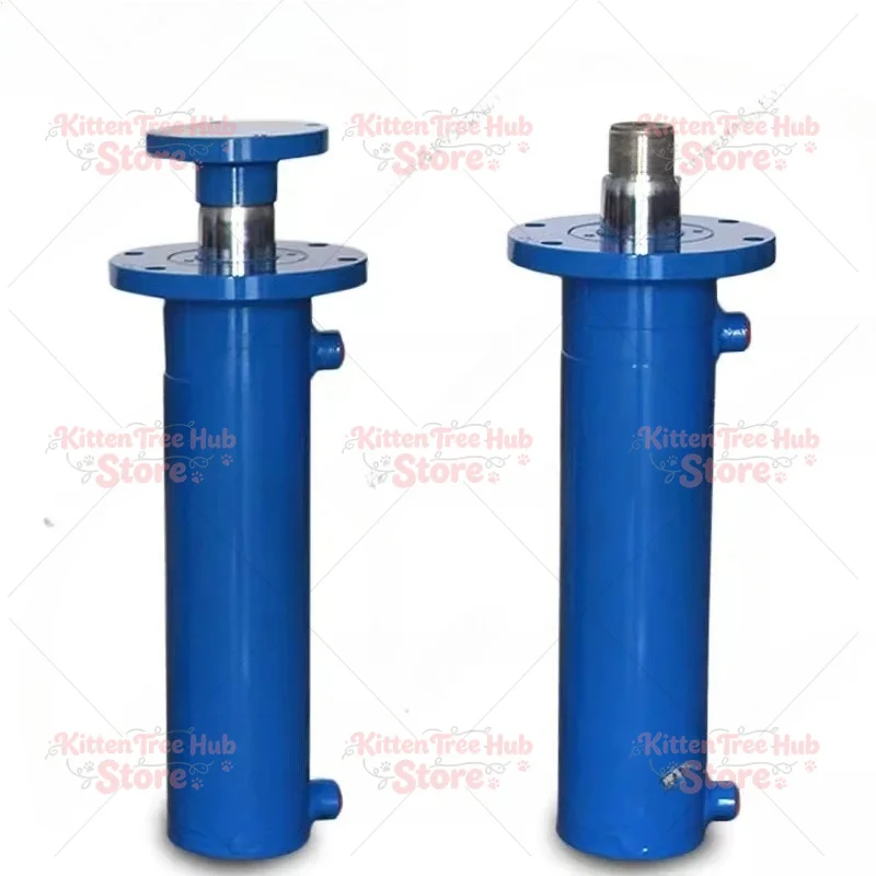 8T Flange bidirectional hydraulic cylinder electric small hydraulic press lift baler