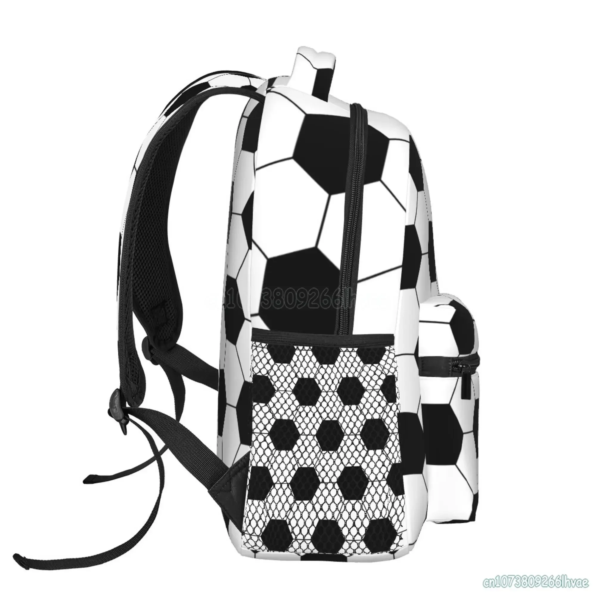 Soccer Pattern Backpacks Sport Football Travel Bag Unisex Casual Laptop Daypack Middle College School Bookbags for Students Boys