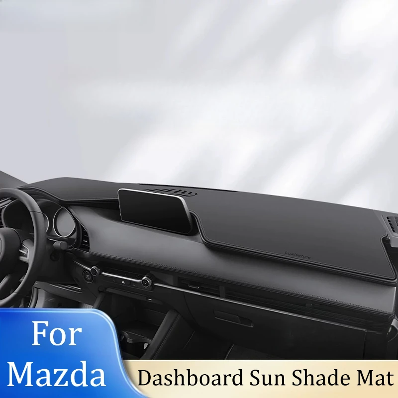 For Mazda 6e/CX-4/CX-5 2016-2026 Center Console Sun Protection Mat Interior Decoration Dashboard Light Protection Mat Supplies