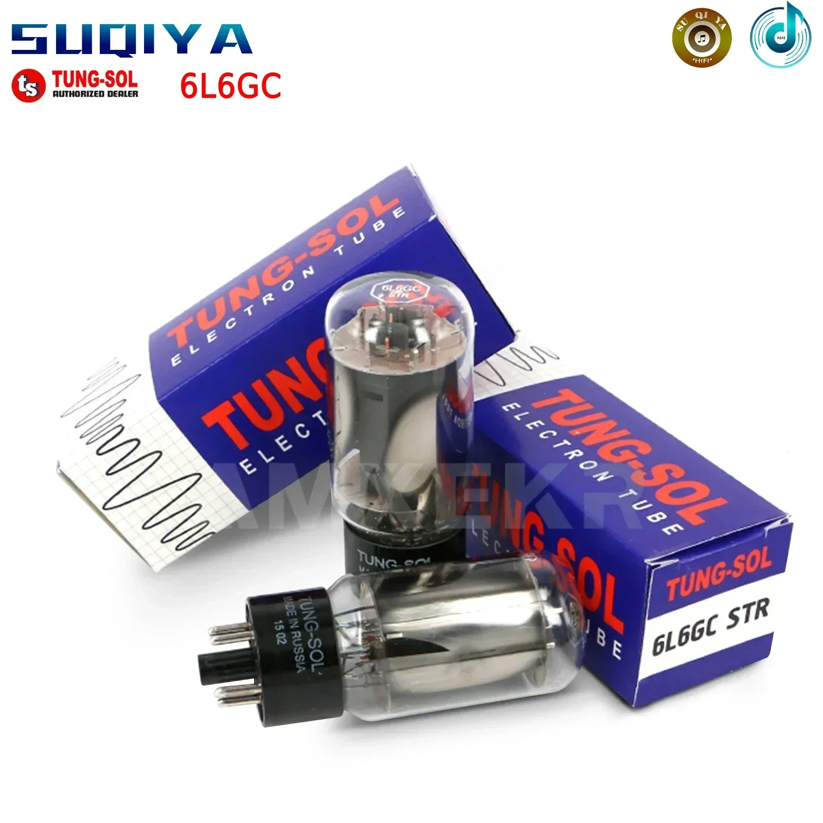 

SUQIYA-TUNG-SOL 6L6GC Replacement/6P3P/5881 Tube Precision Matching Tube HIFI Audio Amplifier