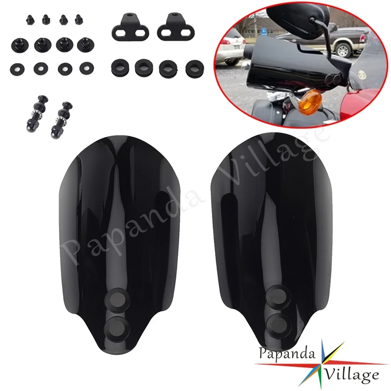 Motorcycles Windshield Hand Guard Protector Handlebar Cover For Electra Glide FLHT FLHTP Street Glide FLHX FLHXSE FLHXS 14-20