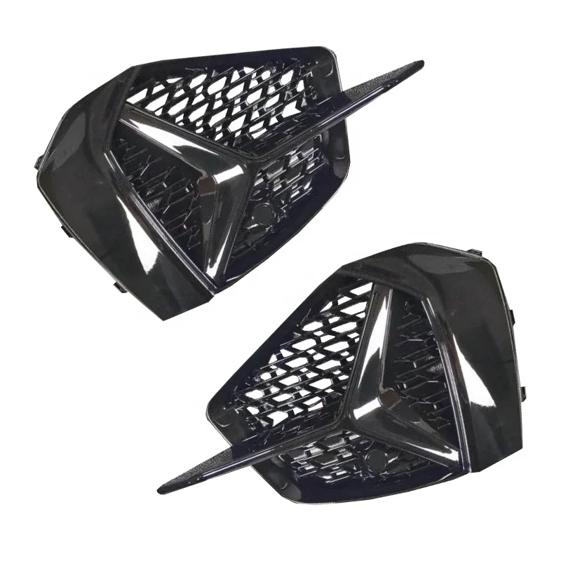 

Fog Light Grill Glossy Black Honeycomb Fog Lamp Grill for Audi A3 S3 2020 2021 2022 2023 2024